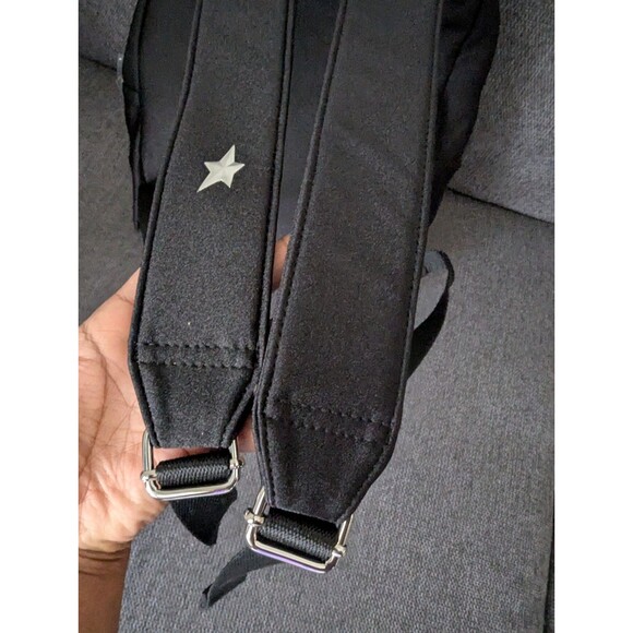 NWOT Mugler Parfums Black Backpack W/Logo And Front Pocket and Zipper Closure main image 9